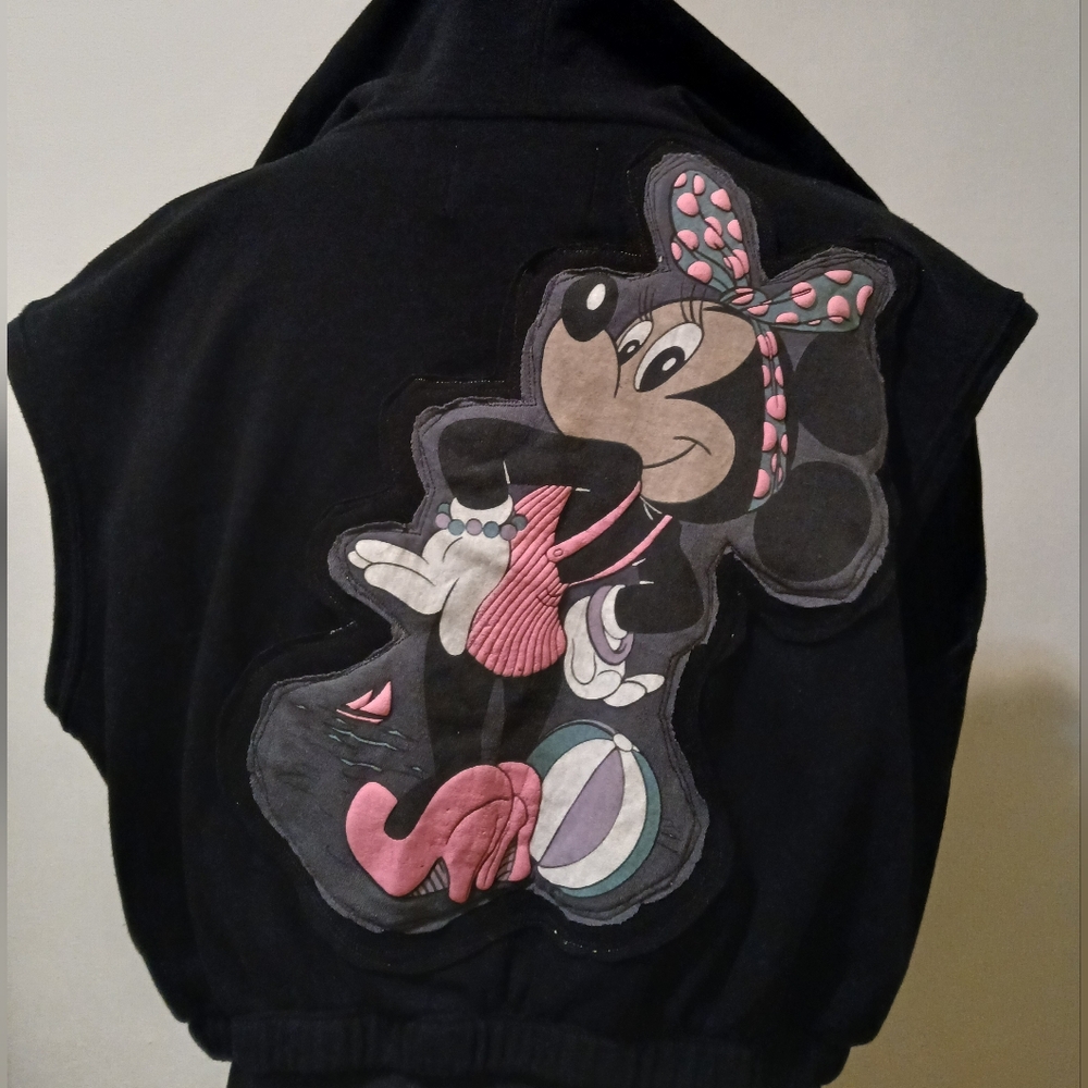 Black Minnie Mouse Graphic Sweatshirt